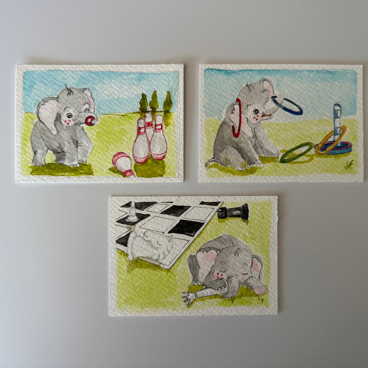 Bailey - Garden Games - Print Set
