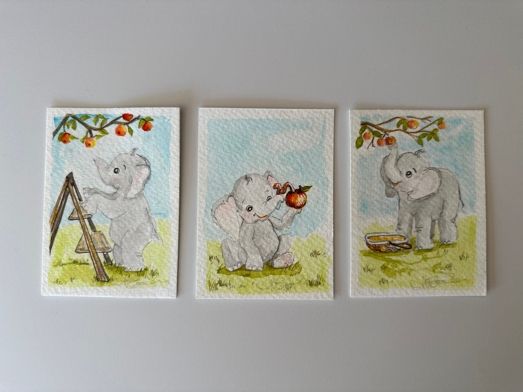 Bailey - Apple Picking - Print Set