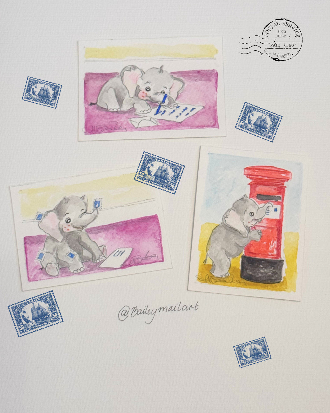 Bailey - Pen Pals - Print Set